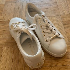 new Jimmy choo white sneakers 37.5